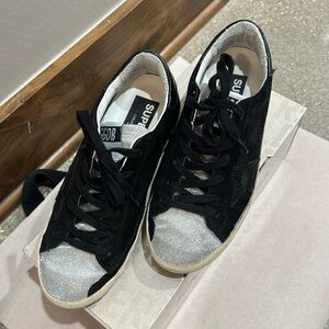 Golden Goose Black/silver limited edition super star classic size 36 6B